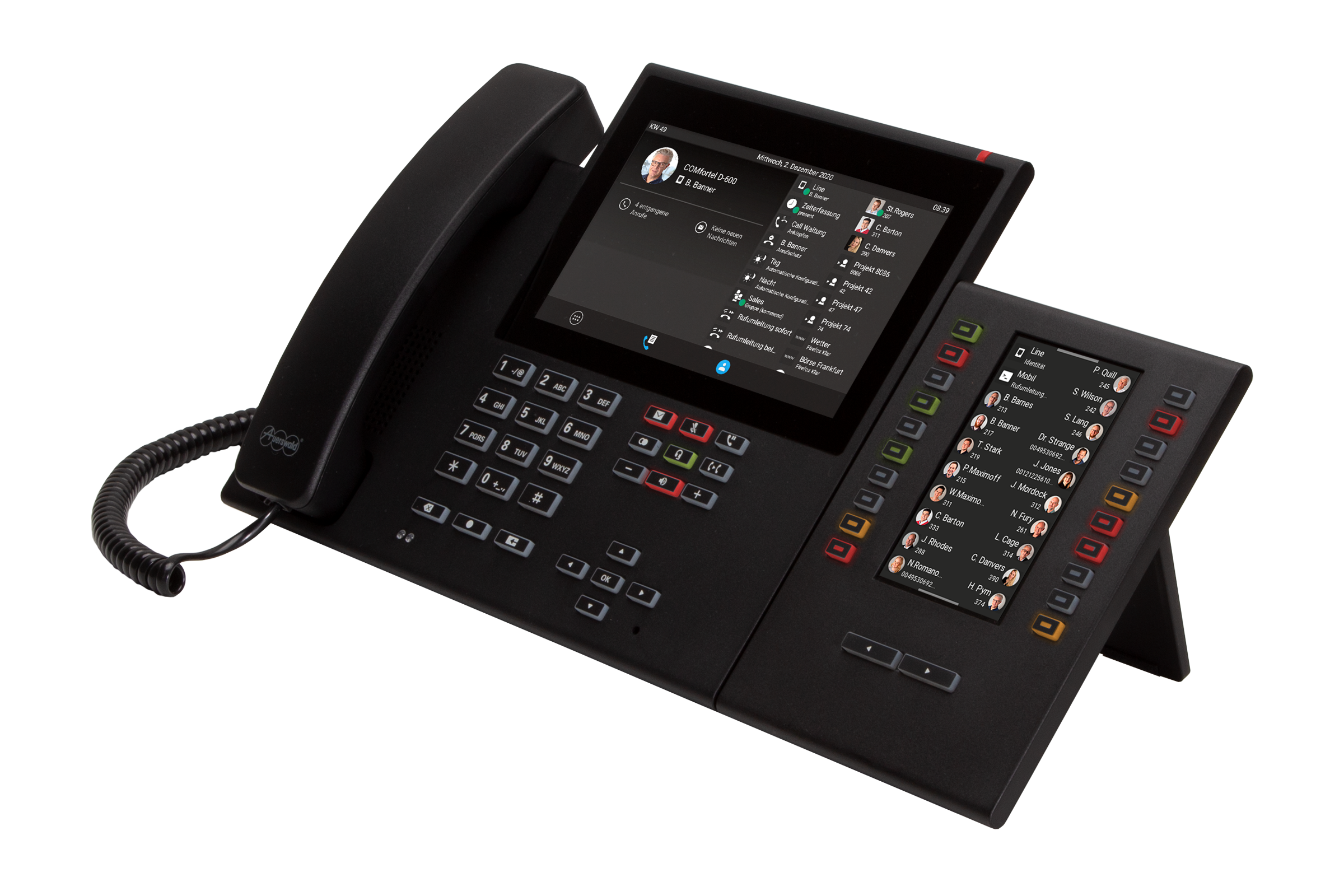 COMfortel® D-600, schwarz + COMfortel® D-XT20i